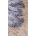 Silver wavy wool locks teeswater cross sheep locks Silver wavy wool locks teeswater cross sheep locks