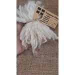 Natural Undyed cream and white wavy wool locks, Devon and Cornwall Longwool x Suffolk Natural Undyed cream and white wavy wool locks, Devon and Cornwall Longwool x Suffolk