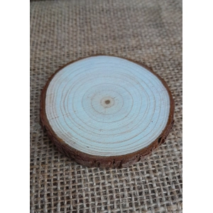 Rustic wood slice 6cm - 7cm