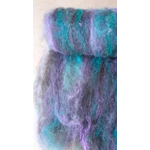 Halloween Purple Green Black and Brown Carded Art Batt 30g Halloween Purple Green Black and Brown Carded Art Batt 30g