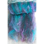 Halloween Purple Green Black and Brown Carded Art Batt 30g Halloween Purple Green Black and Brown Carded Art Batt 30g