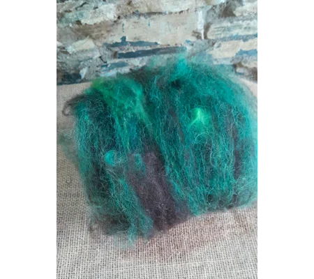 Halloween Green Black and Brown Carded Art Batt 30g