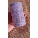 Cotton Twine / thread, warp threads, macrame cord - in lilac