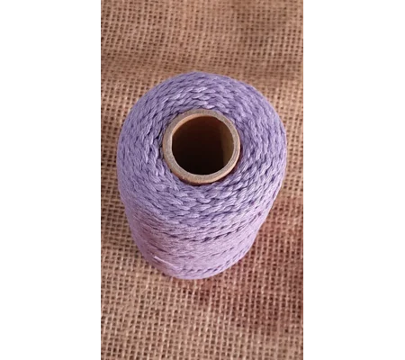Cotton Twine / thread, warp threads, macrame cord - in lilac