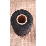 Cotton Twine / thread, warp threads, macrame cord - in black