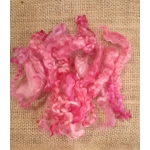 Mixed breeds curly wool, 10g Pinks Coral and Slamon Mixed breeds curly wool, 10g Pinks Coral and Slamon