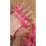 Mixed breeds curly wool, 10g Pinks Coral and Slamon Mixed breeds curly wool, 10g Pinks Coral and Slamon