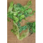 Mixed breeds curly wool, 10g Bright and light Green mix Mixed breeds curly wool, 10g Bright and light Green mix