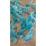 Mixed breeds curly wool, 10g Ocean Blue Green MIx Mixed breeds curly wool, 10g Ocean Blue Green MIx