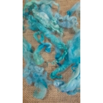 Mixed breeds curly wool, 10g Ocean Blue Green MIx Mixed breeds curly wool, 10g Ocean Blue Green MIx