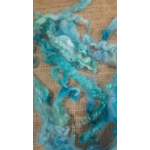 Mixed breeds curly wool, 10g Ocean Blue Green MIx Mixed breeds curly wool, 10g Ocean Blue Green MIx