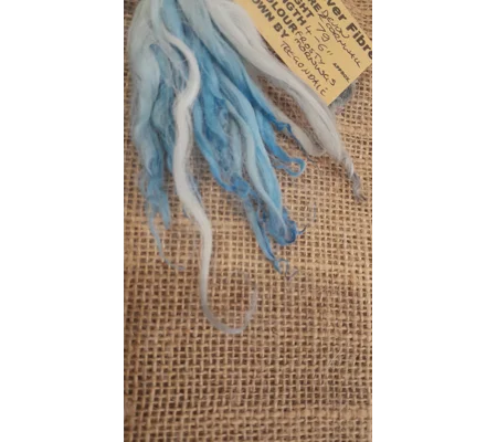 Frosty Morning wavy wool locks, Devon and Cornwall Longwool 7g