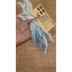 Frosty Morning wavy wool locks, Devon and Cornwall Longwool 7g