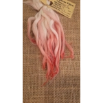 Candy Cane pink/white/cream wavy wool locks, Devon and Cornwall Longwool 7g Candy Cane pink/white/cream wavy wool locks, Devon and Cornwall Longwool 7g