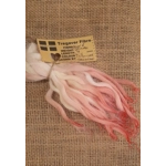 Candy Cane pink/white/cream wavy wool locks, Devon and Cornwall Longwool 7g Candy Cane pink/white/cream wavy wool locks, Devon and Cornwall Longwool 7g