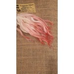 Candy Cane pink/white/cream wavy wool locks, Devon and Cornwall Longwool 7g Candy Cane pink/white/cream wavy wool locks, Devon and Cornwall Longwool 7g