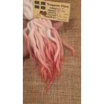 Candy Cane pink/white/cream wavy wool locks, Devon and Cornwall Longwool 7g Candy Cane pink/white/cream wavy wool locks, Devon and Cornwall Longwool 7g