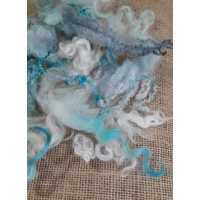 Mixed breeds curly wool, 