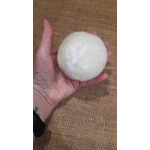 Handmade Wool Balls for felting crafts - snowy shimmer