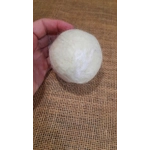 Handmade Wool Balls for felting crafts - snowy shimmer