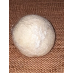 Handmade Wool Balls for felting crafts - snowy shimmer