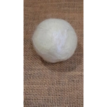Handmade Wool Balls for felting crafts - snowy shimmer