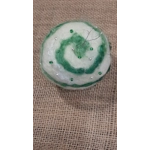 Handmade Wool Balls for felting crafts - snowy shimmer