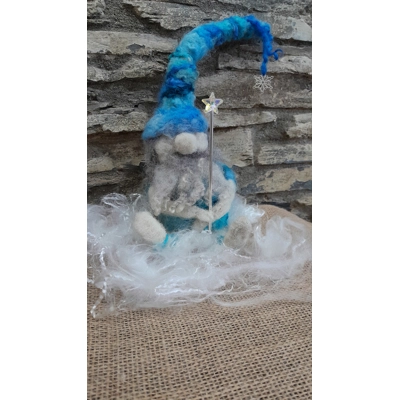 A Gnome for All Seasons, Needle Felting kit -  Winter - Gwav