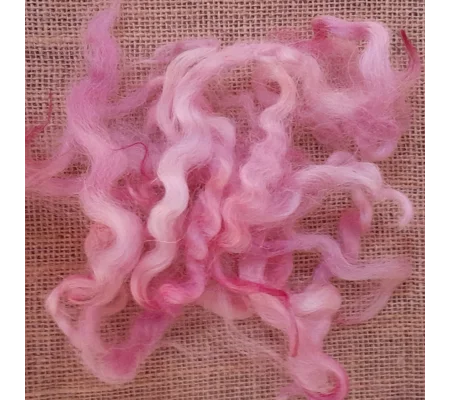 English Rose Mix curly wool, 10g White Faced Dartmoor