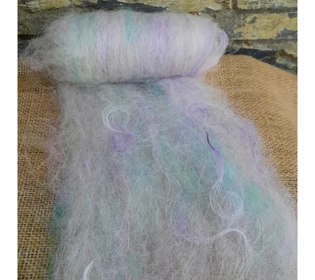 Magic Glen - green blue pink and purple Mini Carded Art Batt 15g