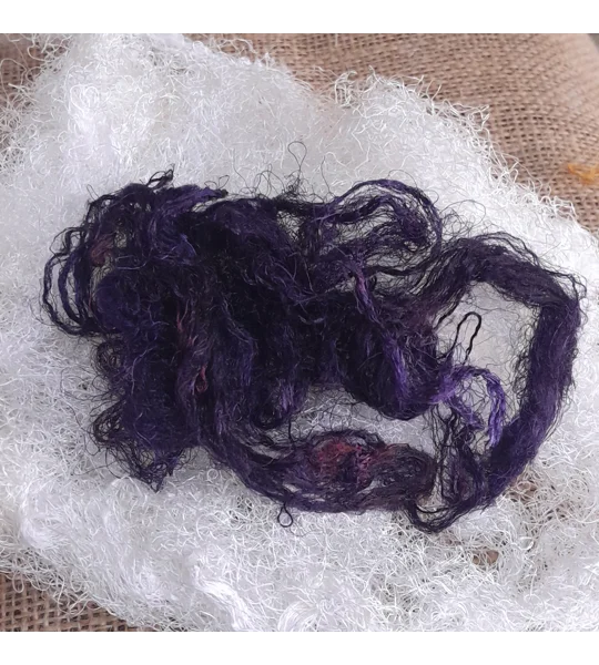 Throwster waste, undyed throwster waste, fiber for spinning, felting fiber, spinning fiber supply, eco friendly fiber, natural fiber for crafts, waste fiber for felting, art yarn fiber, sustainable textile materials