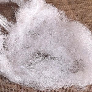 Throwster waste, undyed throwster waste, fiber for spinning, felting fiber, spinning fiber supply, eco friendly fiber, natural fiber for crafts, waste fiber for felting, art yarn fiber, sustainable textile materials