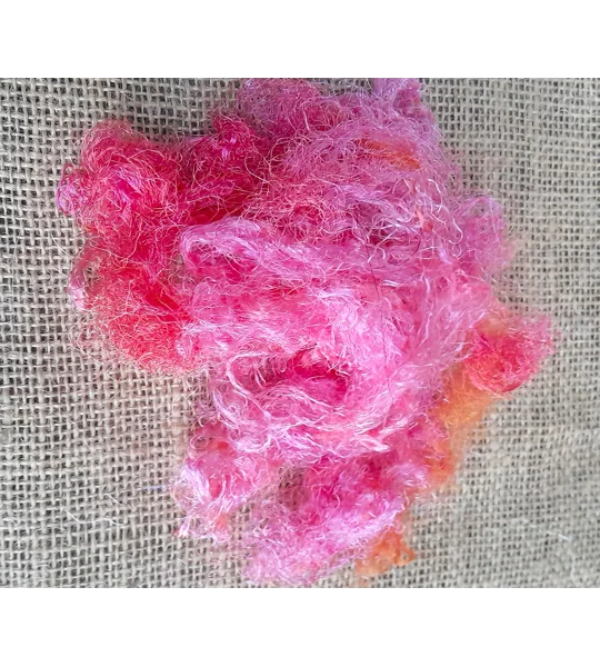 Throwster waste, undyed throwster waste, fiber for spinning, felting fiber, spinning fiber supply, eco friendly fiber, natural fiber for crafts, waste fiber for felting, art yarn fiber, sustainable textile materials