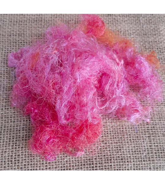 Throwster waste, undyed throwster waste, fiber for spinning, felting fiber, spinning fiber supply, eco friendly fiber, natural fiber for crafts, waste fiber for felting, art yarn fiber, sustainable textile materials
