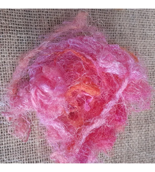 Throwster waste, undyed throwster waste, fiber for spinning, felting fiber, spinning fiber supply, eco friendly fiber, natural fiber for crafts, waste fiber for felting, art yarn fiber, sustainable textile materials