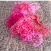 Throwster waste, undyed throwster waste, fiber for spinning, felting fiber, spinning fiber supply, eco friendly fiber, natural fiber for crafts, waste fiber for felting, art yarn fiber, sustainable textile materials