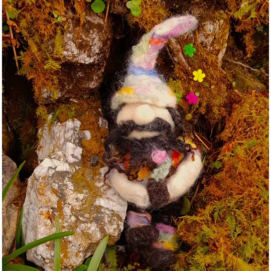 A Gnome for All Seasons, Needle Felting kit - Spring - Gwenton