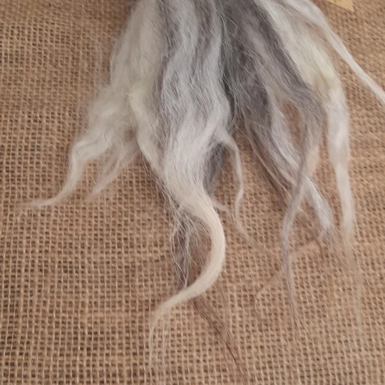 valais blacknose locks, herdwick locks, valais herdwock, wool locks, needle felting locks, needle felting supplies, wavy wool locks, wavy locks, wavy doll hair