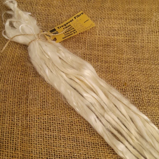 white suri alpaca locks