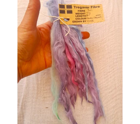Suri Alpaca locks, 10g fairy dreams pastel mix premium doll hair fibre