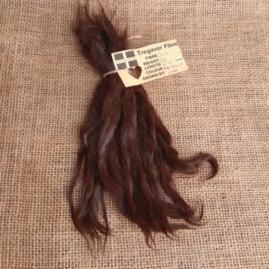 dark brown suri unbrushed