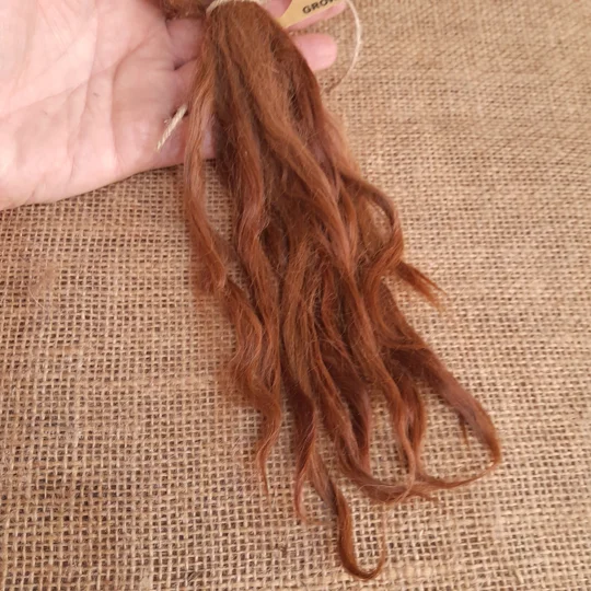 dark ginger doll hair