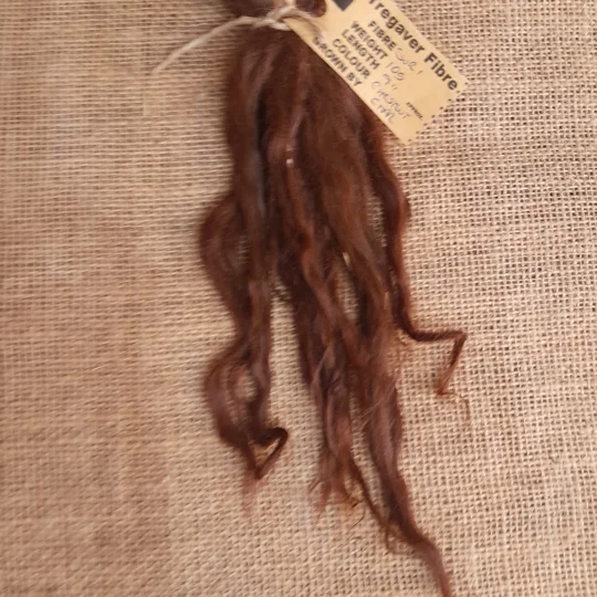 chestnut suri alpaca locks doll hair