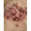 Wool Nepps - tiny balls of wool - hand dyed in terracotta mixed tones