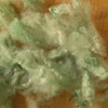 Wool Cloud - pale green - Perendale wool - hand dyed - 10g Wool Cloud - pale green - Perendale wool - hand dyed - 10g
