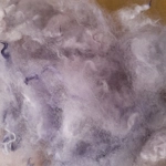Wool Cloud - pale purple- Perendale wool - hand dyed - 10g Wool Cloud - pale purple- Perendale wool - hand dyed - 10g