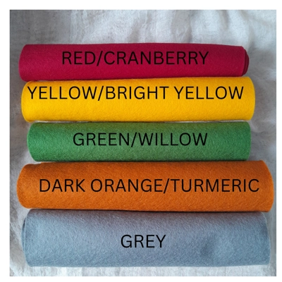 100% Wool Felt, various colours available, prefelt for felting 100% Wool Felt, various colours available, prefelt for felting