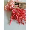 Red Pink and Coral curly wool locks, 10g