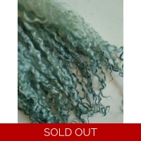pastel mermaid curly wensleydale wool locks, 28g 14g or 7g