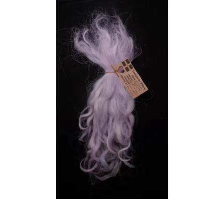 Lilac Dream wavy wool locks, Grey Faced Dartmoor, rare breed sheep (v)